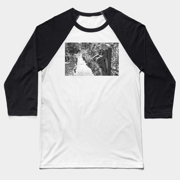 Rusty lock gates mechanism at Honing lock on the River Ant Baseball T-Shirt by yackers1